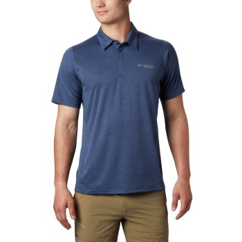 Columbia Polo Heren, Irico Knit DonkerBlauw, 62FYMOCWU